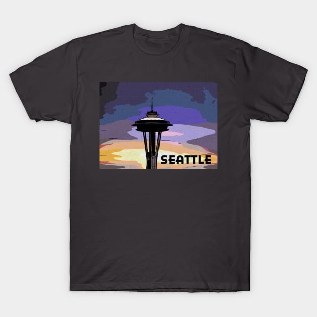 Seattle T-Shirt by Rag And Bone Vintage Designs